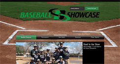 Desktop Screenshot of baseballshowcase.org
